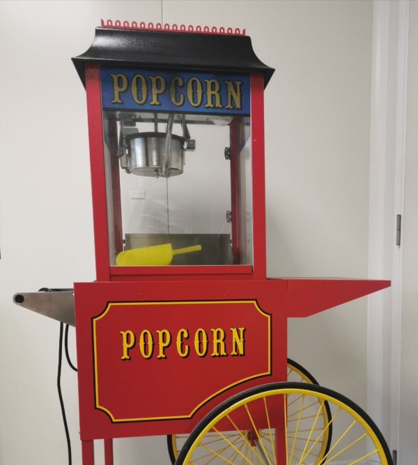 Cette image représente la vente location : une machine à pop-corn
